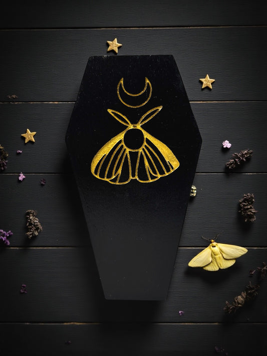 Moth Coffin Box