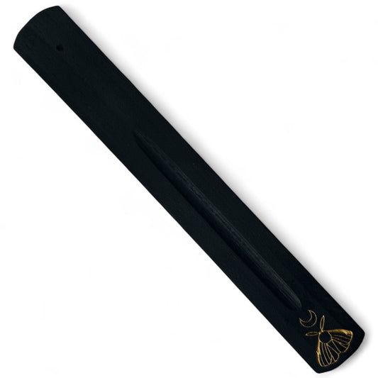 Black & Gold Moth Incense Holder