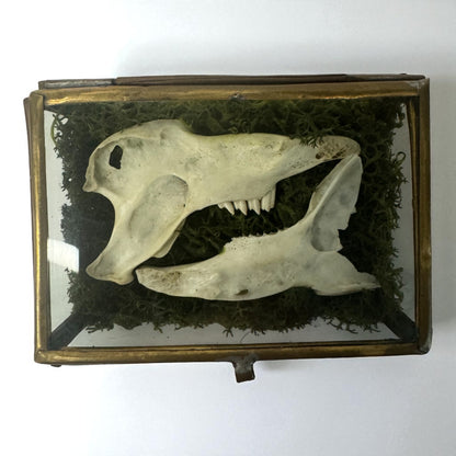 Vintage Glass Trinket Boxes