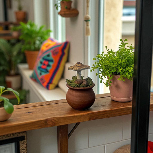 Round Shroom Pots